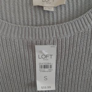 Loft gray sweater